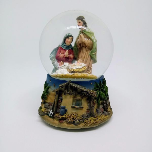 GLOBO DE NEVE MUSICAL C/ CORDA COD. JH3584