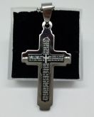 Crucifixo Inox com corrente cod: CAL9