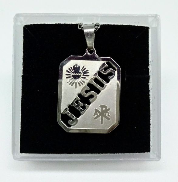 Medalha Inox Jesus cod: MDJ