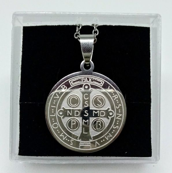 Medalha Inox Sao Bento cod: MDSB