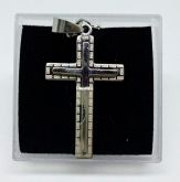 Crucifixo Inox com corrente cod: CAL4P