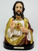 BUSTO SAGRADO CORAÇAO DE JESUS 20CM