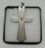 Crucifixo Inox com corrente cod: CAL12