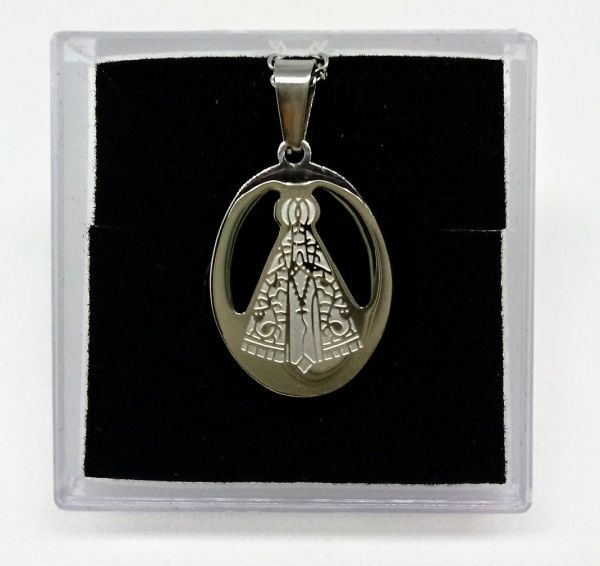 Pingente Aparecida Inox cod MDA