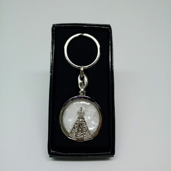 Chaveiro Aparecida Madreperola Cod: AMS0069