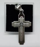 Crucifixo Inox com corrente cod: CAL8