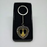 Chaveiro Aparecida Coraçao giratório Cod: AMS0084